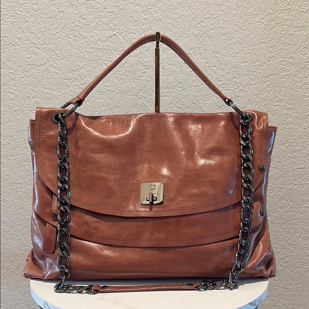 MCM Brown Leather Bag - Picture 2 of 16